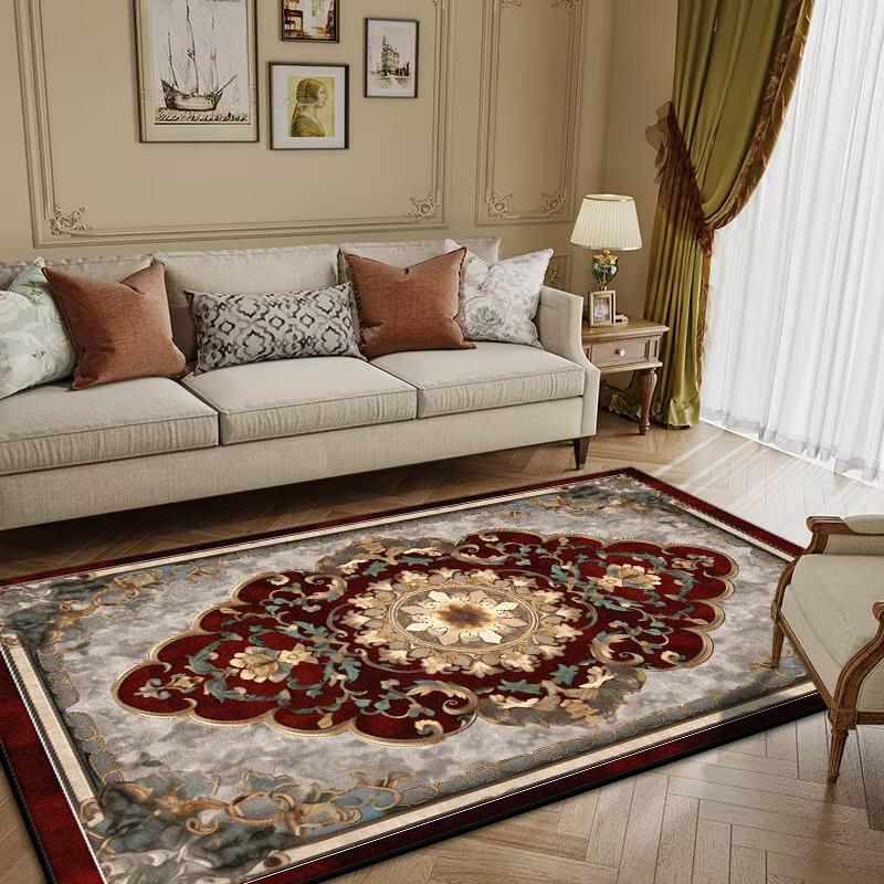 Persian Luxury Retro Carpet Living Room Large Size Rug Non-slip Coffee Tables Mat Home Decoration Bedroom Lounge Rug Tapis Salon