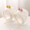 Newborn Girls' Ear Protection Lace Hat, Spring/Summer