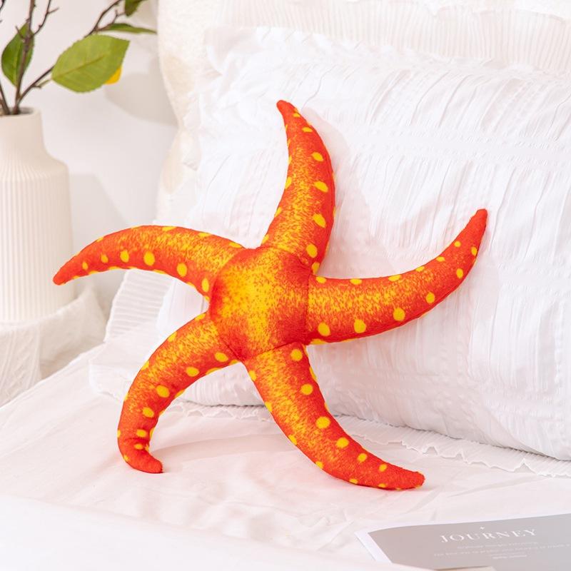 Simulated Starfish Pillow Marine Life Plush Toy Five-legged Starfish Doll Dormitory Sofa Pillow Ornaments