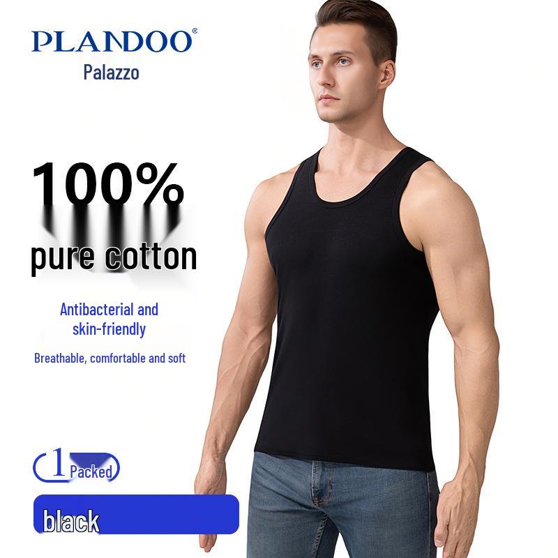Premium Pure Cotton Men's Casual Tank Top
