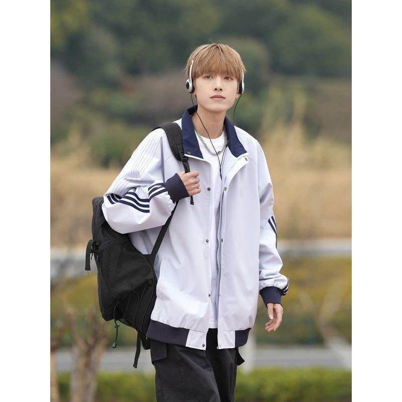 Trade Men's Clothing! Clearance and Leak Detection! Autumn Outerwear Original Order Export Cut the Tag Off Jacket Long Sleeve Big Brand Trendy New