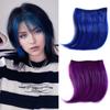 Colorful Synthetic Hair Pieces Clip In Bangs Hair Extensions Temperature Fiber Hair Accessories For Women