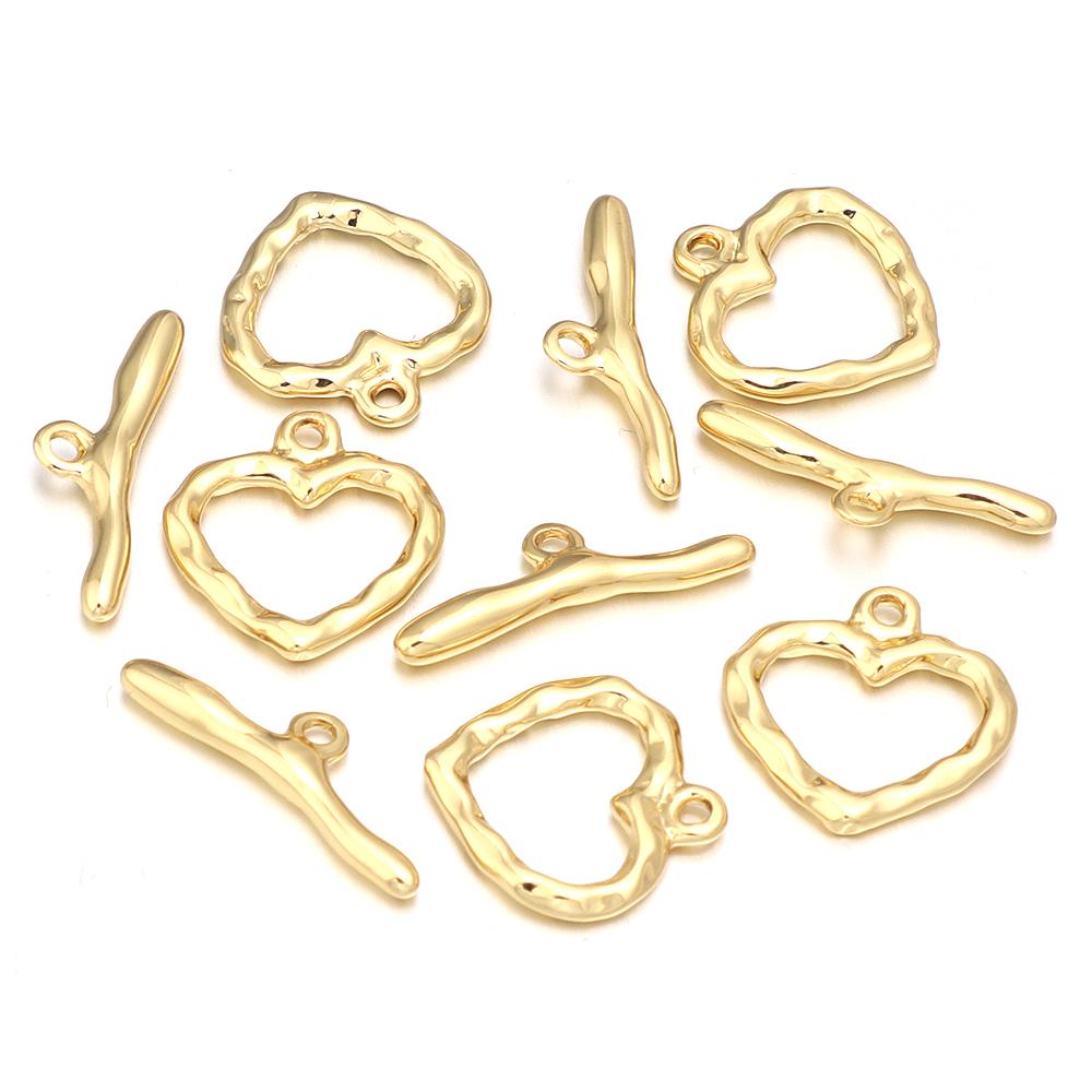 4-5Sets/Lot  Metal OT Clasps Connectors For Bracelet Necklace DIY Toggle Clasps Buckle Jewelry Making Supplies Connectors