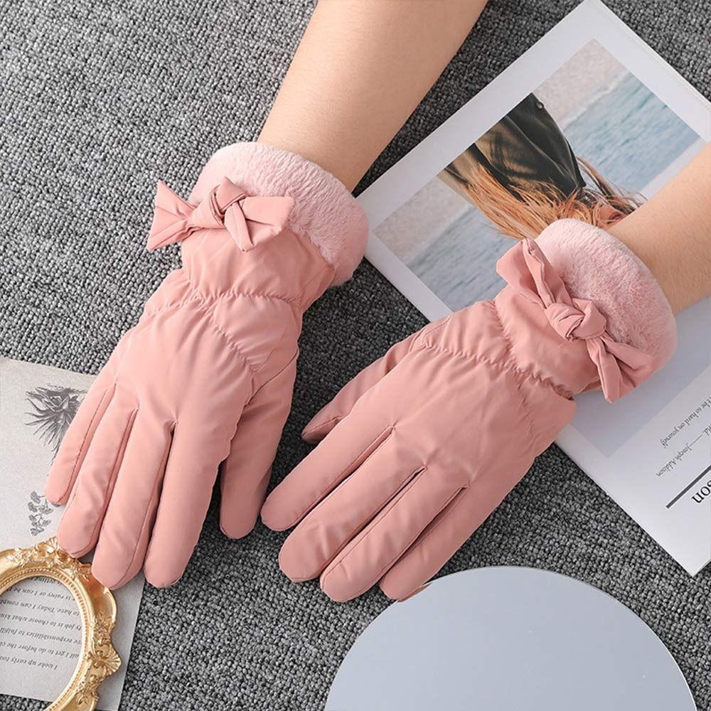 Touch Screen Windproof Cold Gloves Fleece Cold Weather Gloves  Riding Skiing Motorcycle
