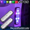 1/2PCS Car Door Lights LED Welcome Light Magnetic Control USB Charging Auto Open Door Safe Anti-collision Emergency Signal Lamp Neon Lights 4