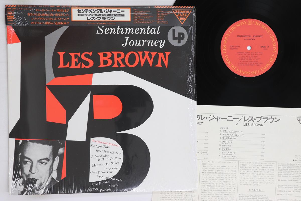 

LP Record LES BROWN Sentimental Journey 20AP1493 CBS SONY 1988 Japan Obi Jazz Used