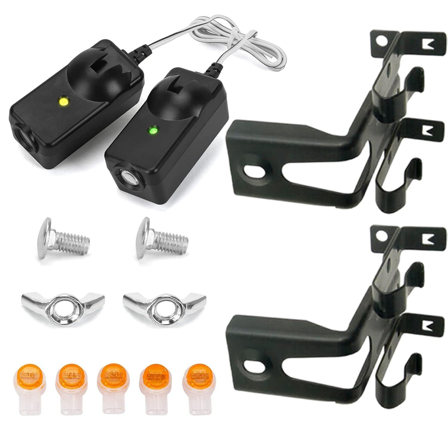 Safety Sensor Beam Eyes Compatible with 41A5034 G801CB-P Garage Door Opener with Brackets K