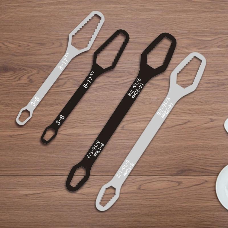 3mm-22mm Universal Torxes Wrenches Adjustable Multifunction Wrenches Board Double-head Multipurpose Torxes Spanner Repair