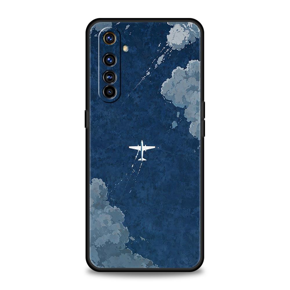 Aircraft Plane Airplane Phone Case For Realme 12 11 10 9 8 5G 7 6 GT5 GT3 GT2 Pro Plus C21 C11 C25 C35 For GT Neo 2 3 3T 5 Cover