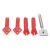 5 Stück Dichtwerkzeug Dichtmittel Fugenmasse Entferner Schaber Set Kit für Reparatur Reinigung
