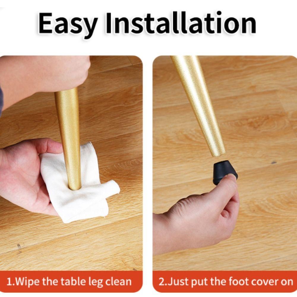 4PCS Scratch Resistant Chair Leg Protective Pad Furniture Table Feet Protective Pad  Cabinets