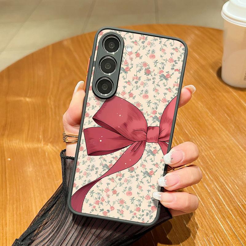 Colorful Bowknots Pattern Case For Samsung Galaxy S26 Ultra S25 S24 Plus S23 S22 S21 FE Magnetic For Magsafe Matte Cover