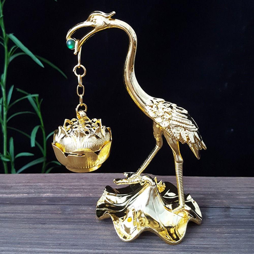 El Yapımı Turna Tütsülük Turna Şekli Antika Asılı Tütsü Tepsisi Oturma Odası