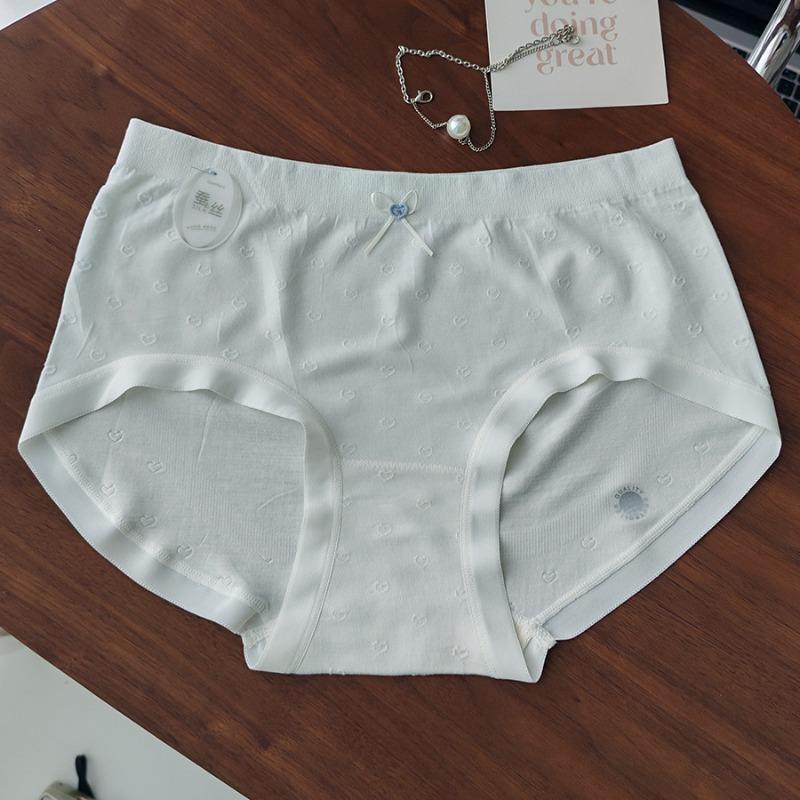 Skin-friendly and breathable Modal girls' briefs without side seams mid-waist hip-wrapped soft shorts