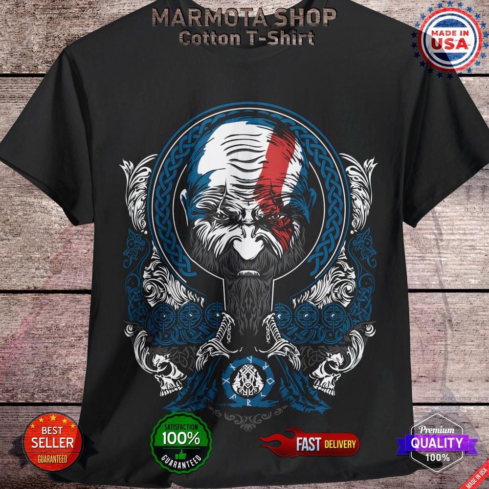 

God of War T-Shirt Kratos Ragnarok Soft Tee Shirt Gift All Sizes Unisex Sparta 2XL