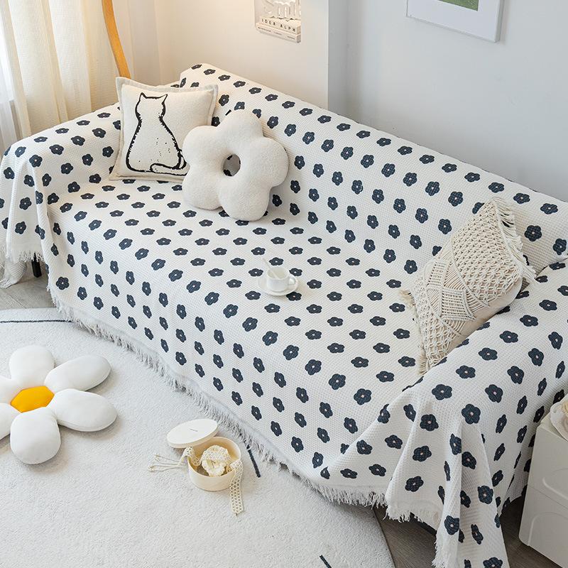 Sofa Cover Cloth Four Seasons Universal Anti-Scratching Living Room Sofa Cover Cover Cloth Simple Modern Universal Cover Blanket