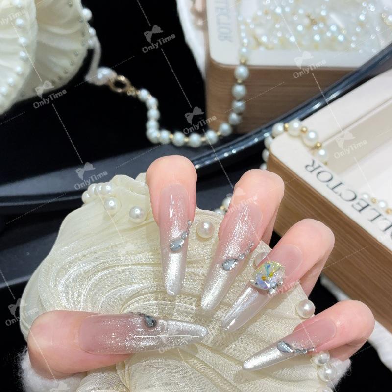 Pure Desire K2026 Cat Eye Whitening Long-Lasting Nails - Elegant Design XS (Fine Dog 4.0)