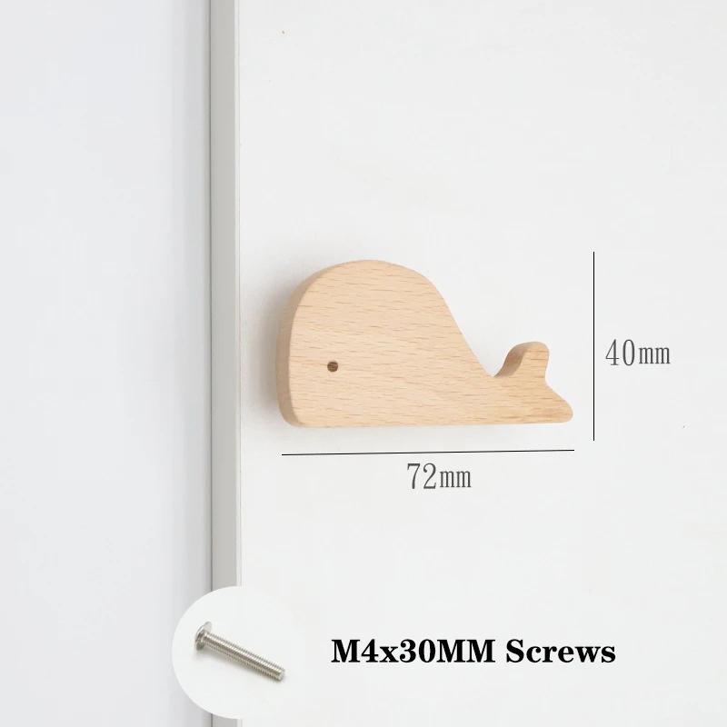 

Детская комната Деревянные ручки для дверей Животные Деревянные мебельные ручки для шкафов и ящиков Ручки Кухонный шкаф Гардеробные ручки