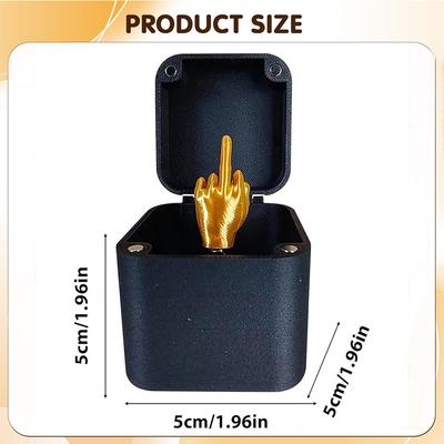 Funny Middle Finger Pop Up Creative Gifts Funny Gag Gifts Christmas Accessories Desk Decoration Surprise Box Toys Middle Finger