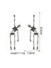 1 Pair Of Vintage Exaggerated Halloween Skull Earrings For Women,  Gothic Punk Halloween Party Ear Jewelry