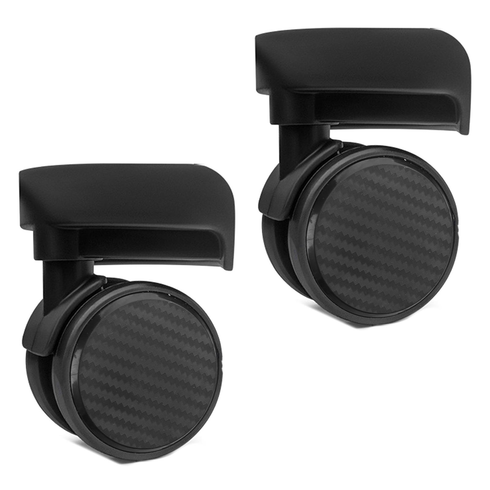 

1 пара колес для чемодана, сменное колесо для чемодана, комплект для ремонта оборудования, вращающееся на 360 градусов, роликовое колесо повышенной прочности 11