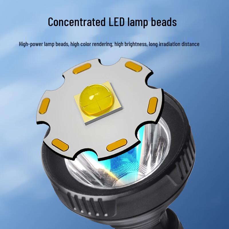 Jujingyang Rechargeable LED High-Power Handheld Searchlight