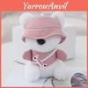 Adorable Cartoon Chic Dog Plush Keychain For Girls Cute Stuffed Animal Toy