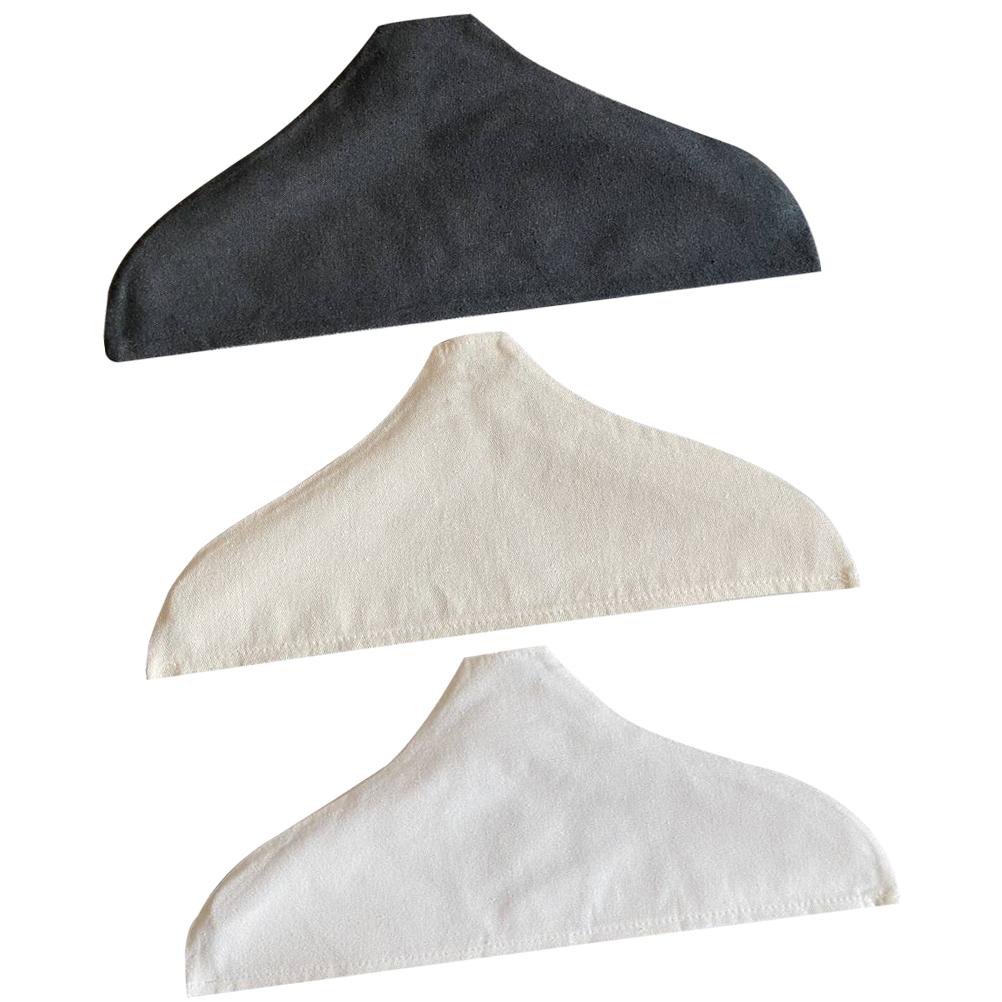 Cotton Linen Hanger Covers Anti Slip Dust Proof Coat Hangers Protector Wooden Dress Hangers Cover Closet Hanger Jeans Hanger