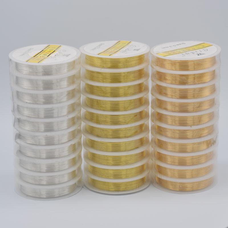 

Цветная шпилька из медной проволоки для придания формы цветку 0.2mm, 20m