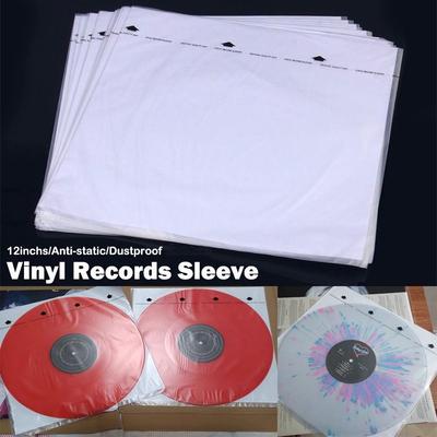 Resealable LP Vinyl Record Cover 12 Inch Inner Record Sleeves Useful Record Storage Bags