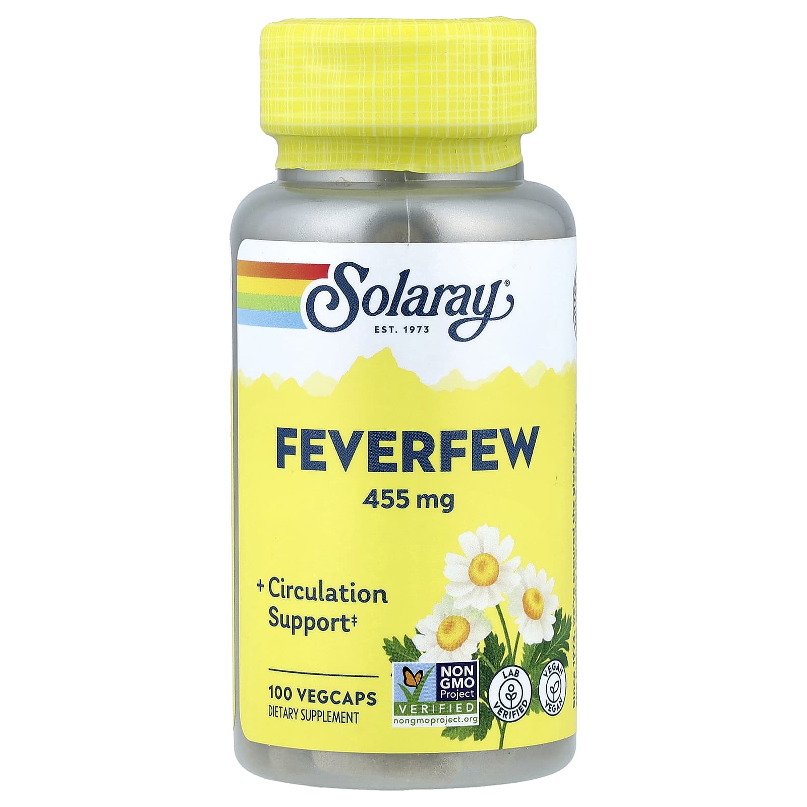

Feverfew, 455Mg, 100 Veggie Caps