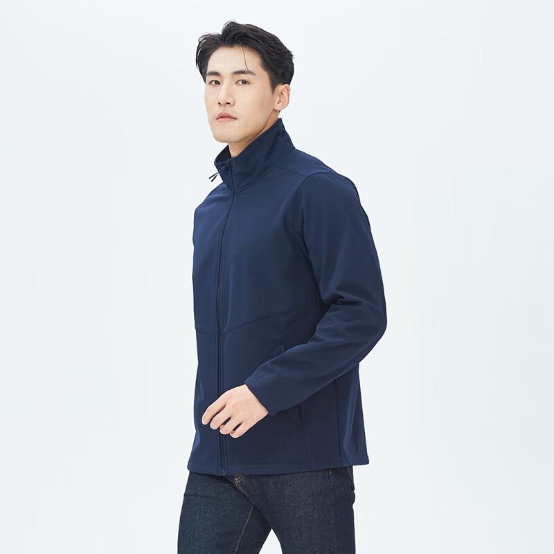 Men's Windproof Waffle Fleece Lined Outdoor Jacket