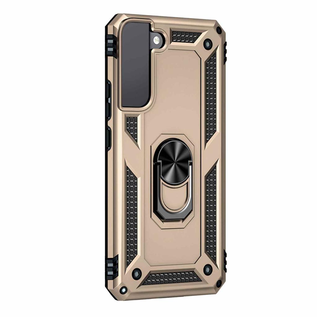 Mobile Phone Case 360 Degrees Rotatable Phone Ring Stand Fit for Samsung Galaxy S26 S23FE S24FE Gold Fit for S26 Ultra