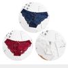 Panties Woman Sexy Lace Briefs Transparent Female Underwear Hollow Out Cotton Crotch Girls Underpants 3 Pcs/Set