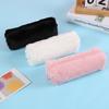 Bview Art Solid Color Plush Pen Pouch Student Stationery Organizer