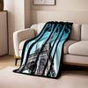Paris Eiffel Tower Art Blanket for all seasons blanket lunch break throw gift