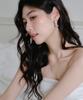 Reve X Pearl Curve Earrings