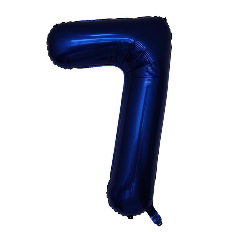 40 Zoll Dunkelblau Zahlen Folienballon 0-9 Digital Globos Kinder Geburtstagsfeier Dekoration Babyparty Spielzeug Kinder Abschlussgeschenke