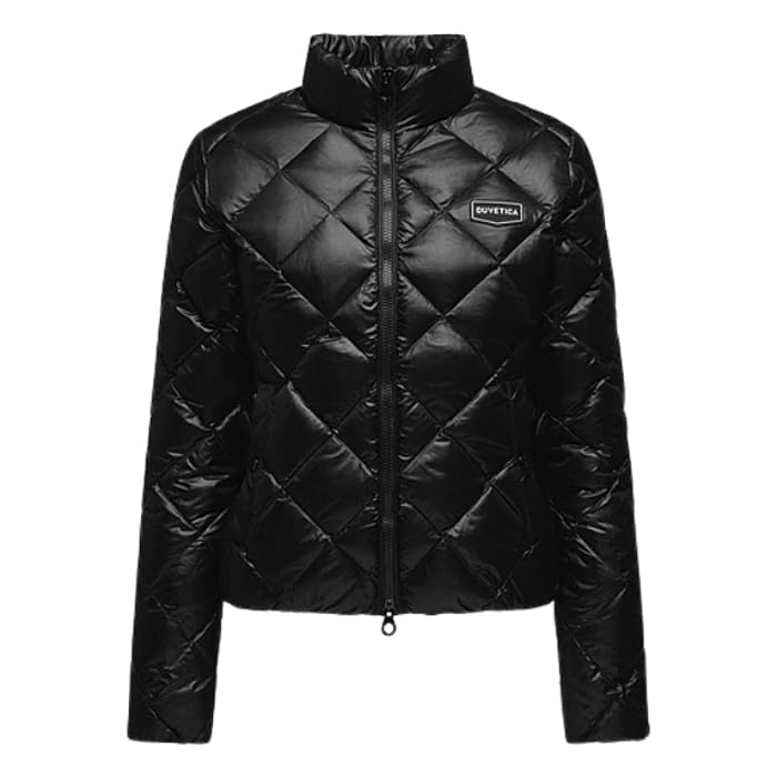 DUVETICA SORA Down Jacket Black and Beautiful Women's (VDDJ00125K0001) - Outerwear, White, Silhouette, Lightweight, Authentic, Popular, Stylish,