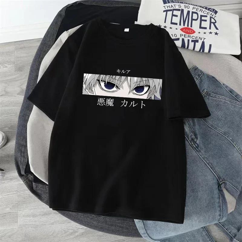 Y2k Women T Shirt Hunter X Hunter Kawaii Japanese Anime T-shirt Harajuku Fashion Casual Funny T-shirts Short Sleeve Summer Tops