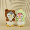 Cute 12cm Plush Penguin Doll Keychain With Charming Colors For Unique Gifts