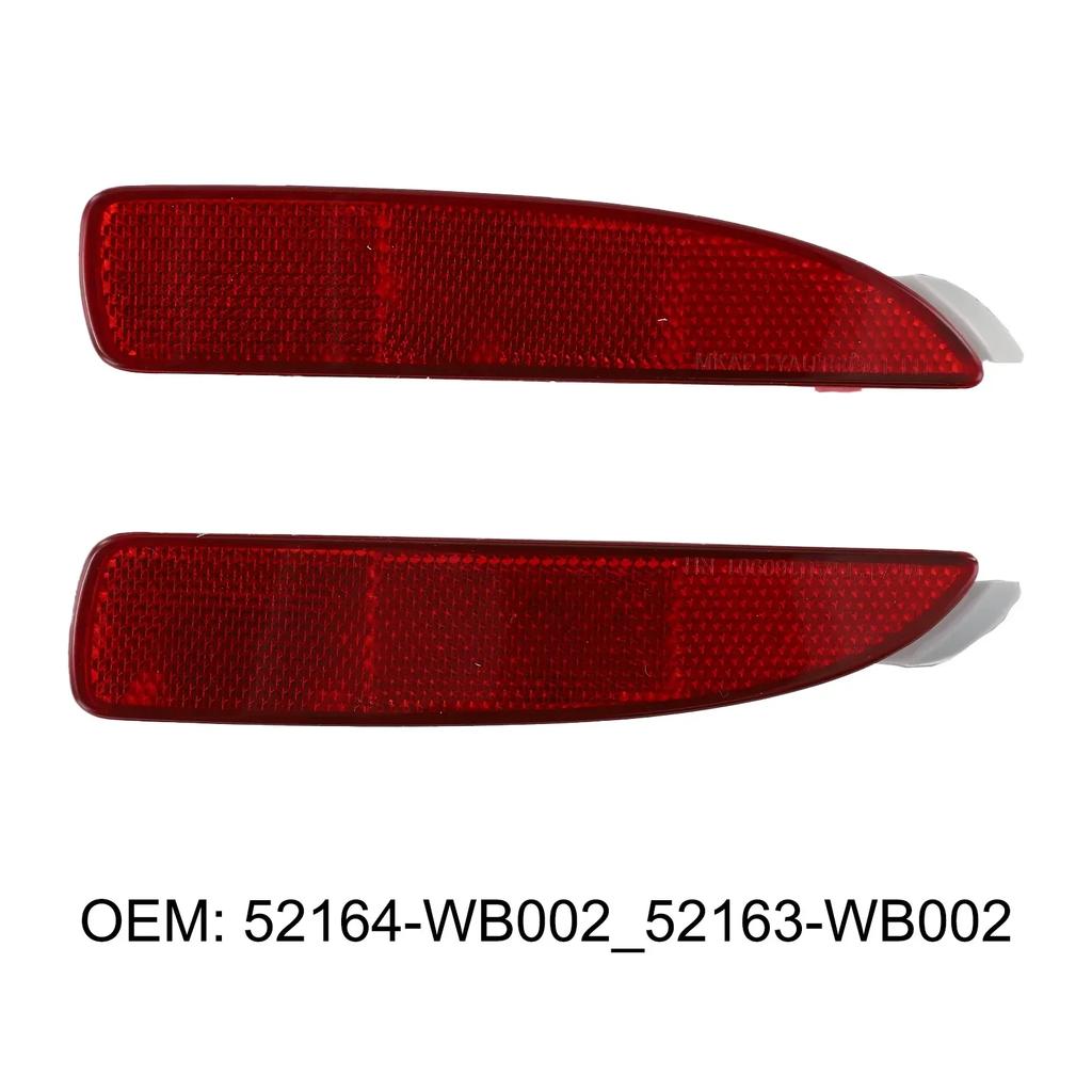 ABS Bumper Reflector For Scion For YARIS IA Set Of 2 Rear Driver And Passenger Side Parts  Accessories