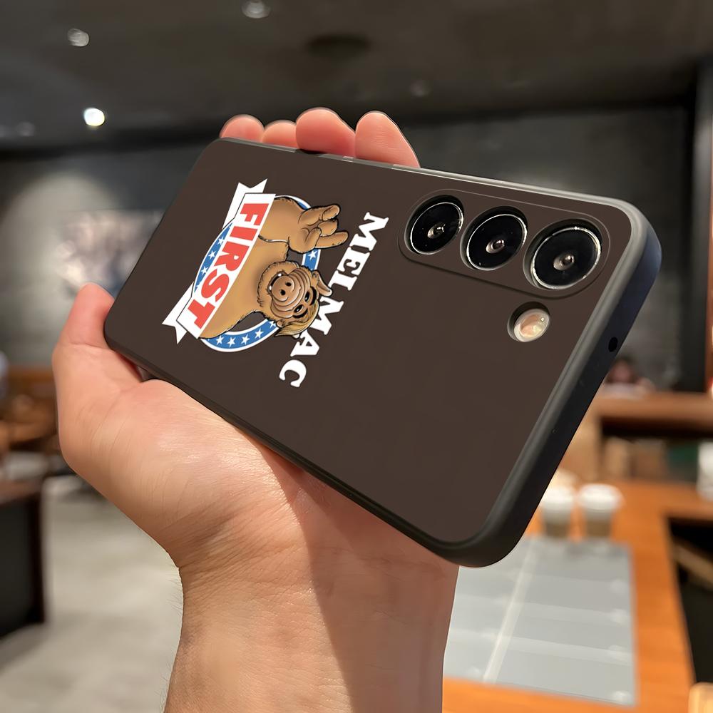

TV S-Series A-Alf Phone Case For Samsung A56 A36 A26 A16 A15 A25 A35 A55 A14 A34 A24 A54 Black Soft Shell Samsung A14