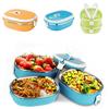 900ml Lunch Box Portable Warmer Thermal Insulated Holder Rectangle Food