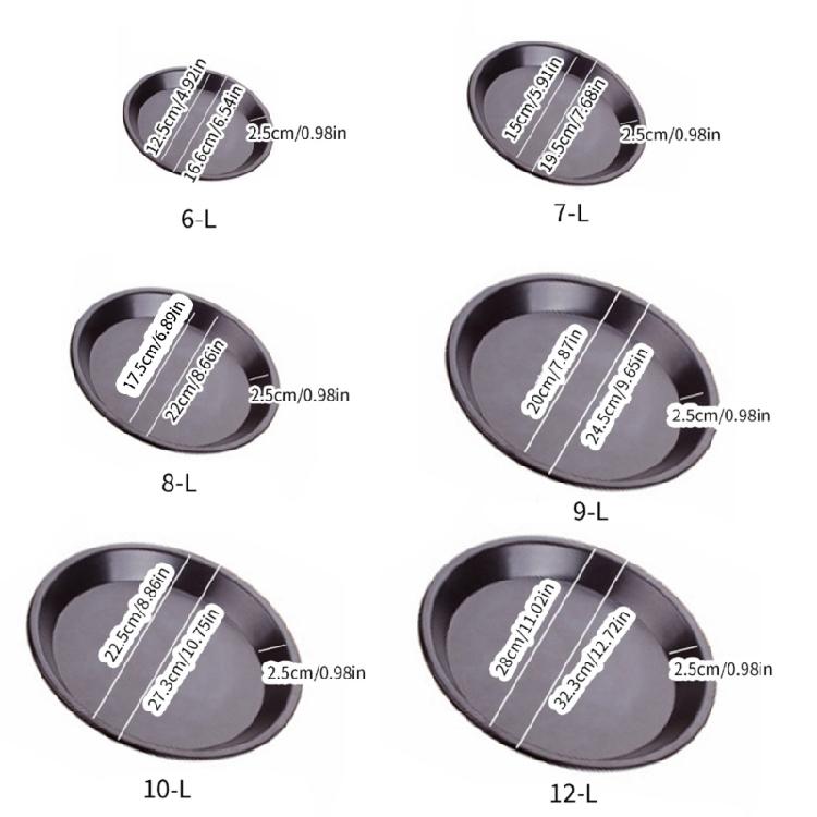 Dough Oven Sheet Round Bakings Tray Dough Tray AluminumAlloy Pizza Cookware