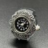 Unique Shape Rings Jewelry Clock Punk Finger Watch Ring Cool Roman Quartz Watch  Women