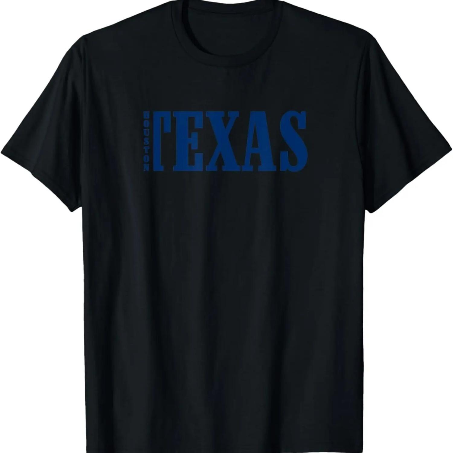 Cool Houston Texas City Pride Texan Lone Star Fan T-Shirt S