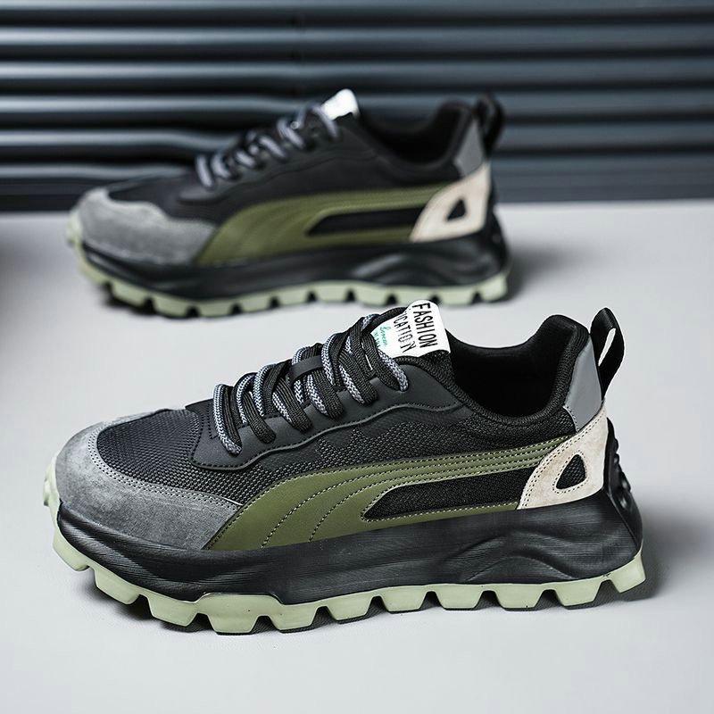 Men's shoes Sneakers Men's outdoor platform sneakers Running shoes Trendy versatile new casual shoes