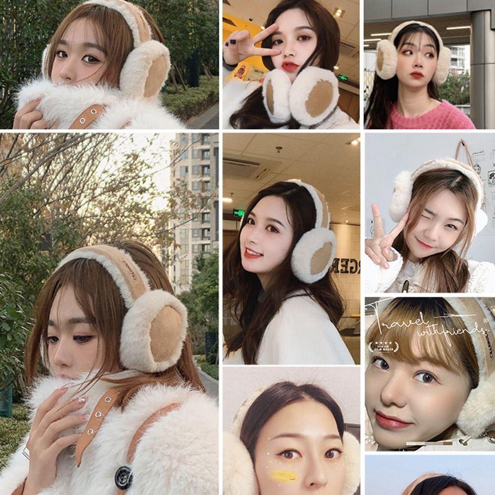 Winter Warm Earmuffs Plush Ear Cover High-quality Earflap  Outdoor