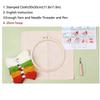 with Hoop Tulip Sunflower Punch Needle Kit Stamped Cloth Yarn Thread DIY Embroidery Kit DIY Gift Punch Needle Embroidery Kits